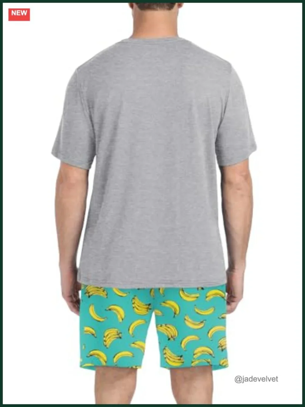 Mens Pajama Sets Short Sleeve Sleepwear with Pockets Lightweight Quick Dry